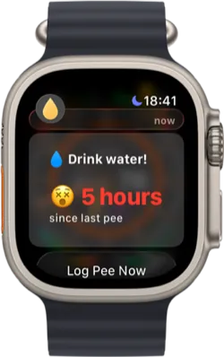 P Apple Watch Hydrationsbewusstsein